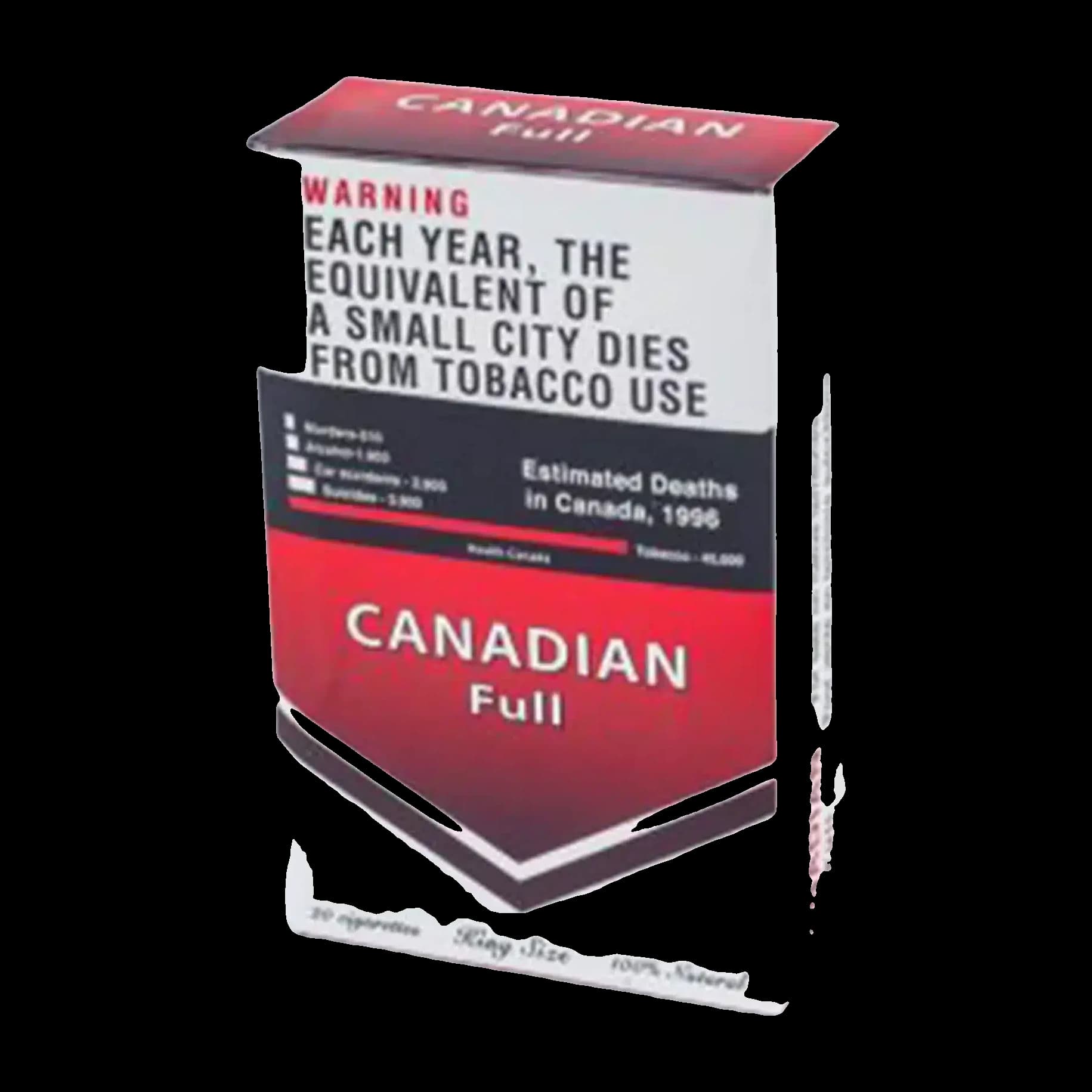Pack of Canadian Full Flavour cigarettes