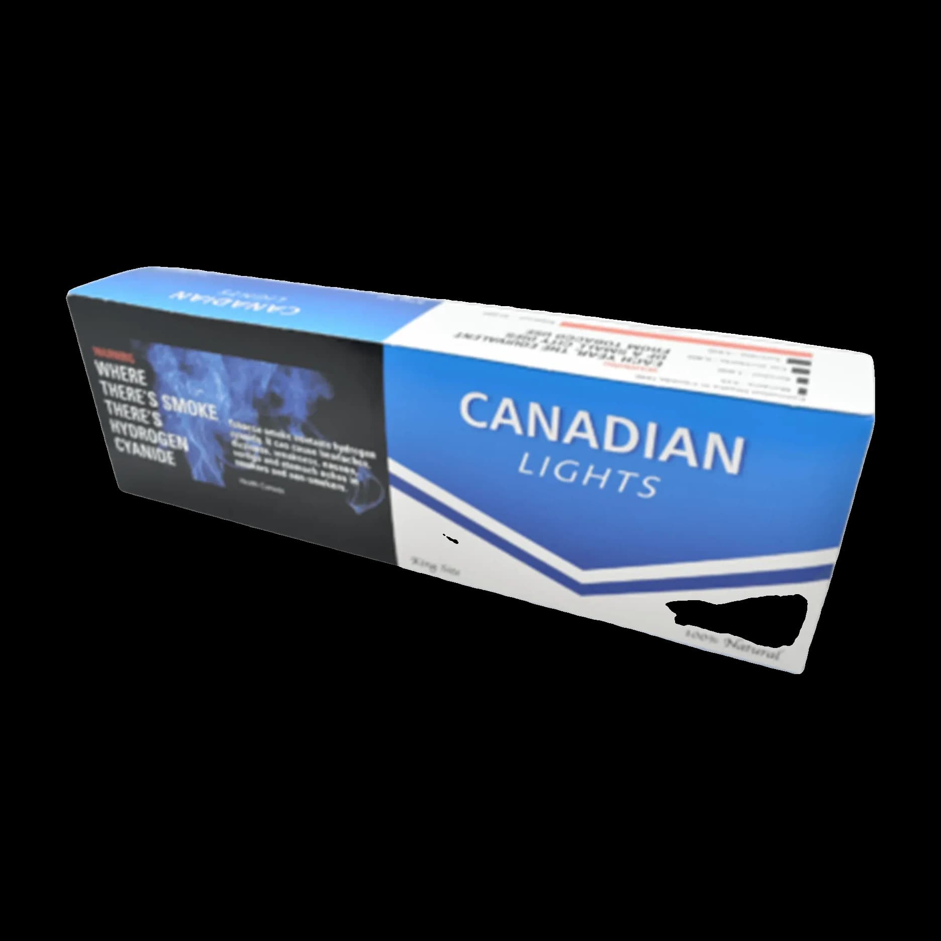 Carton of Canadian Lights cigarettes