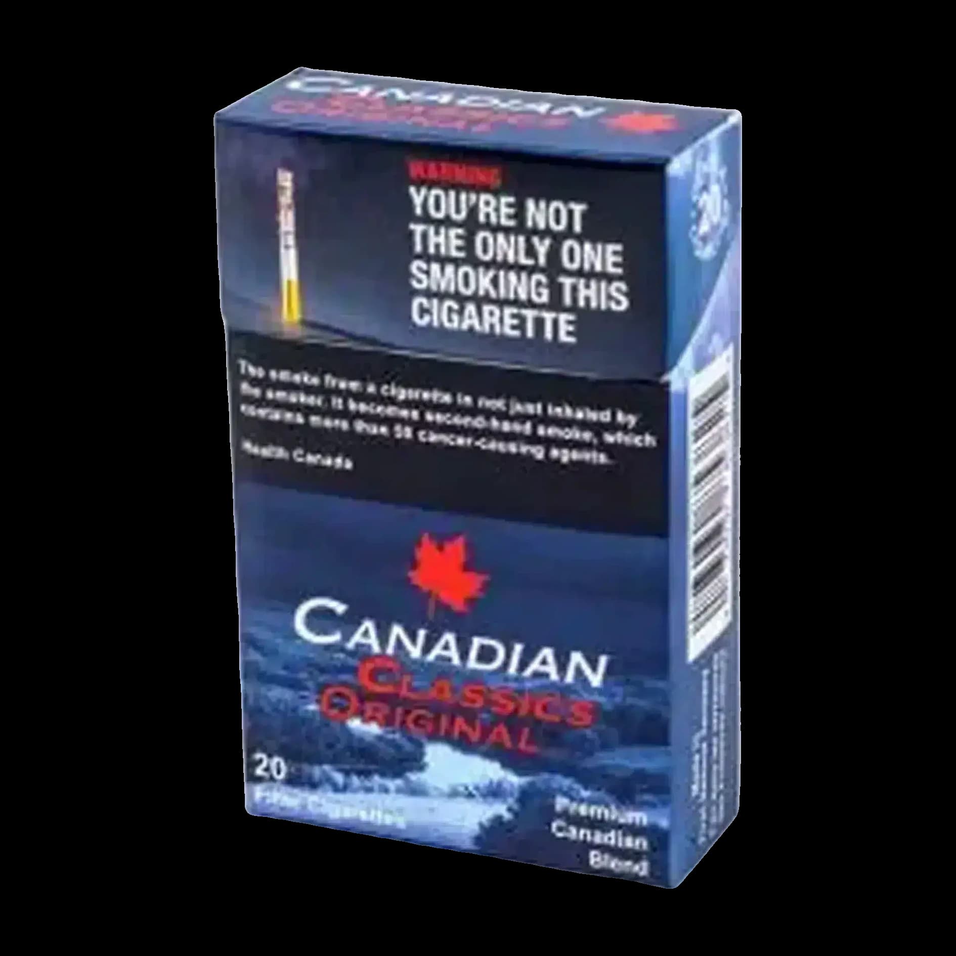 Pack of Canadian Classics Original cigarettes