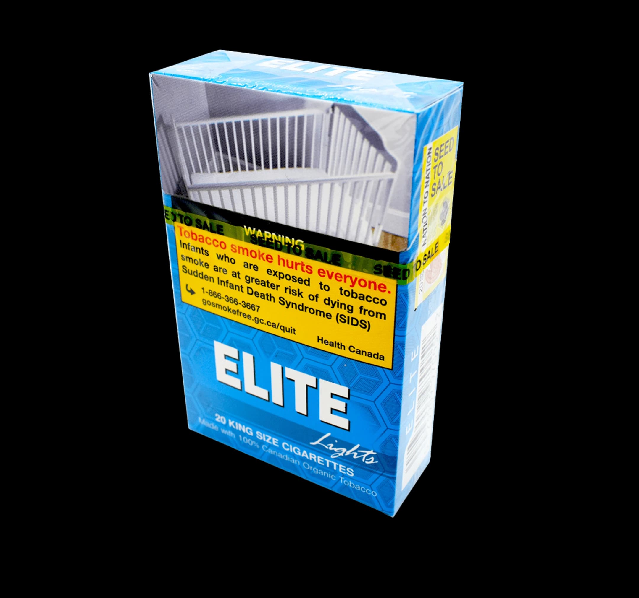 Pack of Elite Light cigarettes